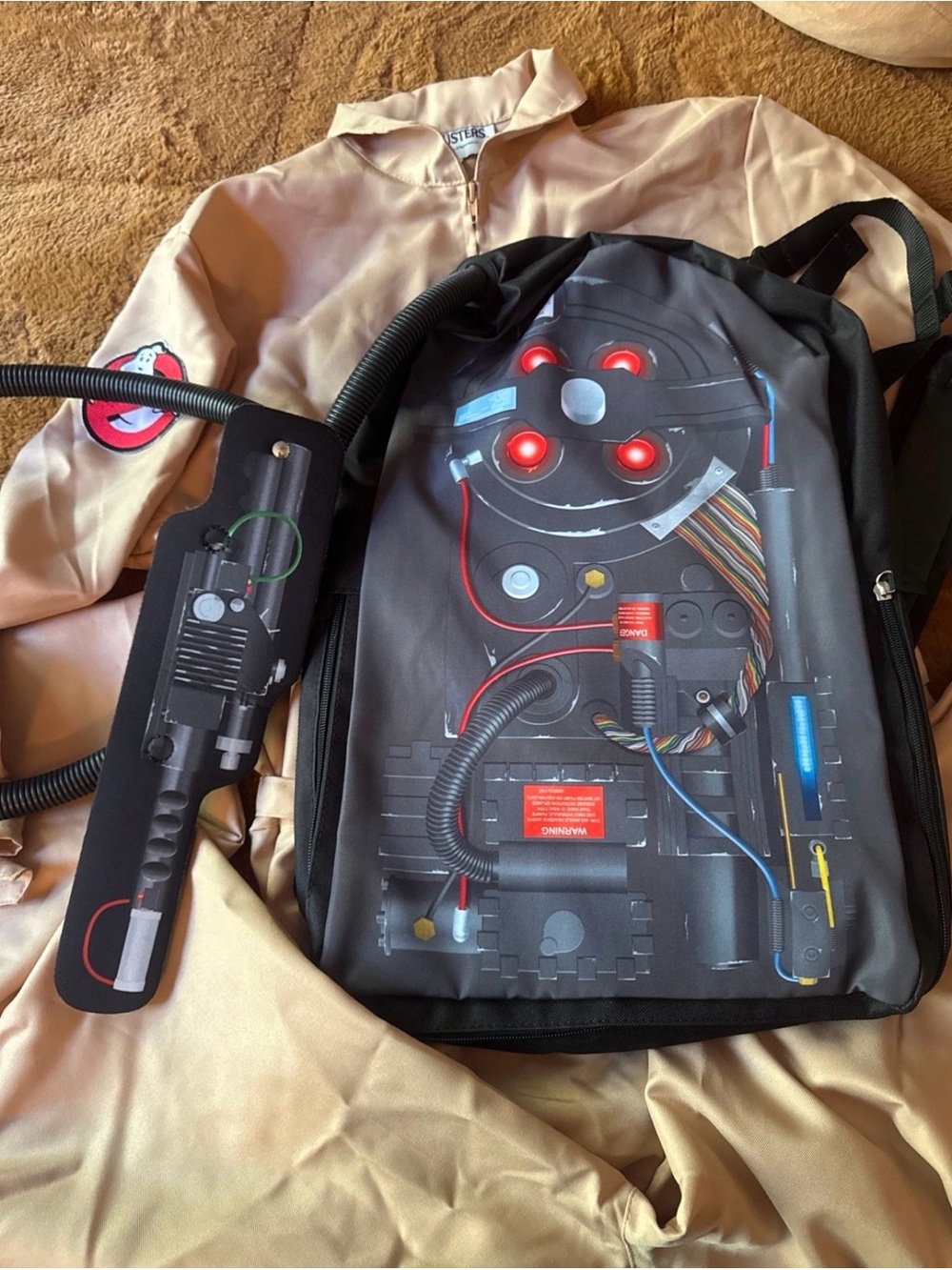 Ghostbuster Proton Pack Backpack - Black